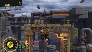 Sonic Forces PS4 Drill Is Beyond OP Spaceport Cutscene Skip [upl. by Aihsemak]