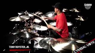 TONY ROYSTER JR DRUM PERFORMANCE AT THE SABIAN CYMBALS [upl. by Benjie]