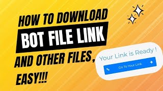 HOW TO DOWNLOAD MY MODS AND BOT FILE LINK [upl. by Patricio882]