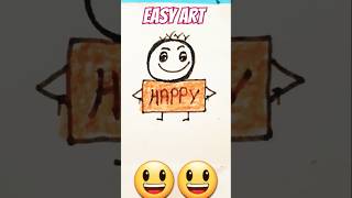 easy ampfunny art 😃😃😃❤👍youtubeshort viralshort like and subscribe my youtube channel 🔔👍😃 [upl. by Rednal]