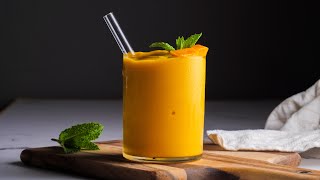 Only 2 Ingredients Mango Smoothie [upl. by Ahsiugal]