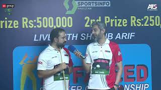 Muhammad Sajjad vs Mohsin Ameen  4th Quarter Final  Live with Shoaib Arif  Prize 5 Lac [upl. by Flemings]