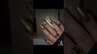 Nails to match my diary ✨⭐️🌟🤩nails bornpretty gelpolish gold goldnails pressonnails nails [upl. by Stegman]