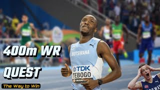 Letsile Tebogo  The Next 400m WR Holder [upl. by Alius714]