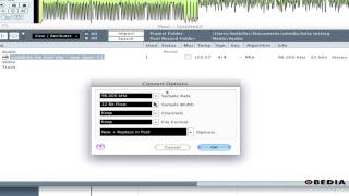 Convert audio files in Cubase using the Pool [upl. by Aala]