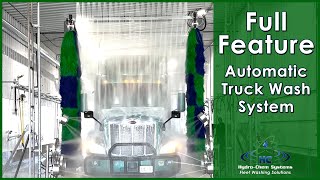 Full Feature Automated Truck Wash  All The Bells amp Whistles  HydroChem Systems [upl. by Aicercal]