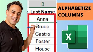 How to Alphabetize a Column in Microsoft Excel [upl. by Rillings]