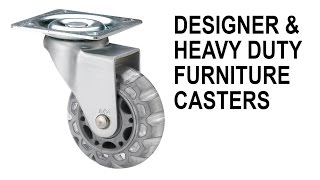 Furniture Casters and Wheels  Easy Install Great Selection [upl. by Aneetsirk]