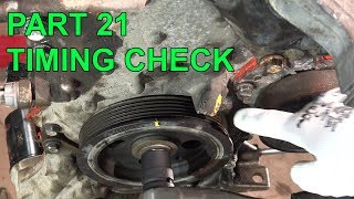 How to Assemble Toyota Corolla Dual VVTi engine years 2007 to 2018 PART 21 Check TIMING [upl. by Drusilla63]