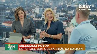 Šta je MILENIJSKI POTOP Superćelijski oblak stiže na Balkan  BLIC DAN [upl. by Danyelle]