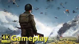 Steel Division Normandy 44  4K GAMEPLAY Tactical RealTime Strategy Game [upl. by Ever]