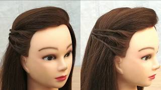 Easy Cute Hairstyle For Girls  Beautiful hairstyle\Simple Hairstyle\Hairstyle girl [upl. by Stilla]