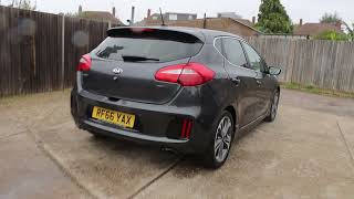 RF66YAX Kia CEED 10 TGDI GTLINE HATCHBACK 5DR PETROL MANUAL SAT NAV BLUETOOTH APPLE CARPLAY [upl. by Yenalem]