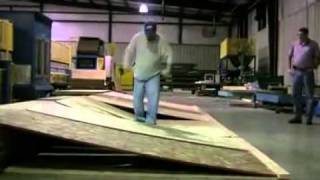 AdvanTech vs Competitor OSB Plywood Strength Test  Glenbrook U [upl. by Alael]