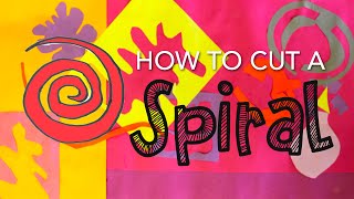 Kids Art Tip How to Cut Spirals [upl. by Irrac]