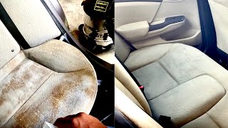 Detailing amp Cleaning Car Seats Using WetDry Vacuum DIY [upl. by Darmit83]