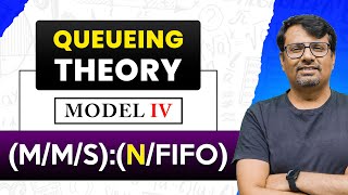 Queueing Theory  Model  IV  Length of Queue amp System Waiting Time of Queue amp System by GP Sir [upl. by Zeiler]