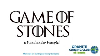 Draw 1  Game of Stones 5ampUnder Bonspiel 2024 [upl. by Nauht]