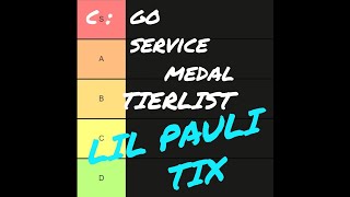 Csgo Service MedalTier List [upl. by Schilit]