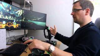 Elite Dangerous  Saitek vs CH HOTAS Setup [upl. by Langelo]