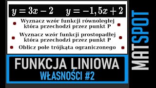 Funkcja liniowa  własności część 2 [upl. by Valery849]