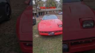 1985 vs 2018 corvette america cars driver car drive automobile automotive v8 cartok fast [upl. by Krell]