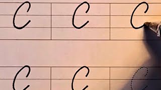 Trace and write the letter Uppercase C [upl. by Helbon]