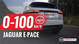 2018 Jaguar EPACE P250 0100kmh amp engine sound [upl. by Stokes849]