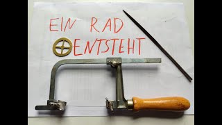 Uhrenbau Zahnrad in Handarbeit herstellen Teil 1 [upl. by Vergil]