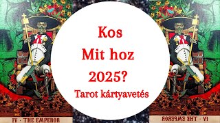 Mit hoz 2025 Általános tarot kártyavetés kos horoszkóp jegy részére [upl. by Rubma]