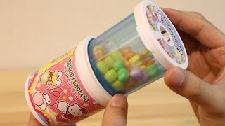 Japanese Candy amp Snacks 093 Sanrio Kawaii Candy Machine [upl. by Koball332]