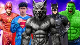 Werewolf VS Superheroes  Hide and Seek [upl. by Ellata]