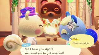 How to Make Your Villagers GET MARRIED in Animal Crossing  Animal Crossing New Horizons Dating [upl. by Carena625]