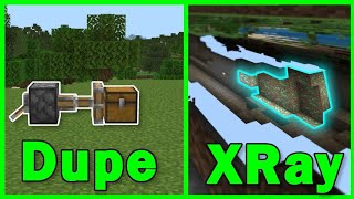 BEST WORKING MINECRAFT XRAY AND DUPLICATION GLITCHES [upl. by Skricki]