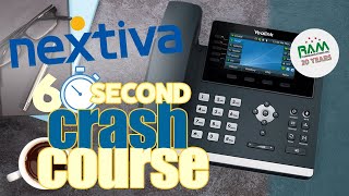 Using Your Nextiva Business Phone Real Buttons with Real Productivity  60 second Crash Course [upl. by Einnalem821]