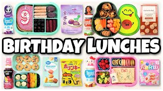 School Lunch TAKEOVER 🎂 Lilys Birthday Lunches  Bunches of Lunches [upl. by Anitsyrc]