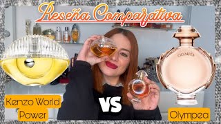 Kenzo World Power by Kenzo VS Olympea EDP by Paco Rabanne  Reseña Comparativa [upl. by Thurston]