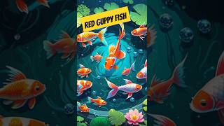 Red tail Guppy fish 🥰🥰🥰 guppy shorts fish pets aquariumfish [upl. by Audly]