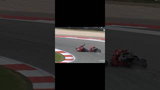 crash bagnaia vs marquez [upl. by Nycila945]