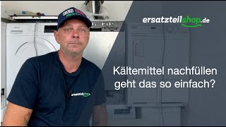 Kältemittel Kühlschrank nachfüllen geht das so einfach [upl. by Ninnette653]