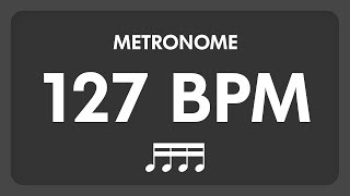 127 BPM  Metronome  16th Notes [upl. by Harolda]