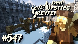 Erstes Gebälk für das Haus  Der Aufstieg Greyfenstans  Folge 547 Minecraft Lets Play [upl. by Steven898]