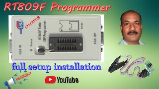 How to Install RT809F Programmer Software and Toolchain Full Setup [upl. by Anatollo]