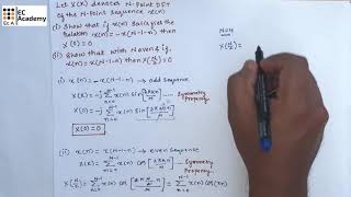 DSP30 Problem on symmetry property of dft in digital signal processing  EC Academy [upl. by Westleigh36]