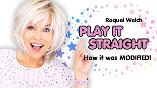 Raquel Welch PLAY IT STRAIGHT Wig Review  SS CREAM  HOW it was MODIFIED GIVEAWAY CLOSED [upl. by Belding527]