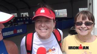 IRONMAN 703 Texas Pre Race Interview with 3 Peppy AGE GROUP Ladies [upl. by Col]