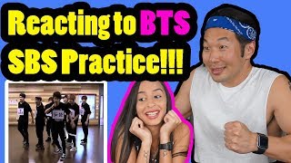 BTS SBS Performance PRACTICE REACTION [upl. by Akcinat990]