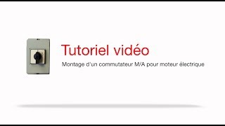 Comment monter un commutateur MA pour moteur électrique   Tutoriel EM Distribution [upl. by Alrac225]