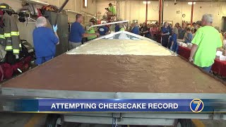 Kraft Heinz attempts to reclaim cheesecake record [upl. by Eirelav]