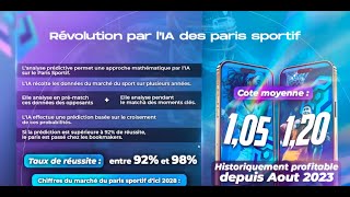 AIM la révolution par lIA des paris sportifs parissportifs intelligenceartificielle [upl. by Orozco]